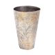 Floral Brass Carving Lassi Glass