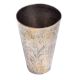 Floral Brass Carving Lassi Glass