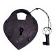 Decorative Padlock Medieval Cast Iron With Key