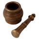 Vintage Brass Pestle Mortar Spice Grinder