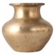 Plain White Metal Alloy Holy Water Pot