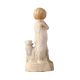Porcelain Statue of  A Girl With A Cat