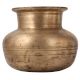 Round Brownish Gangajal Kalash Pot