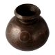 Brass Lota Chambu Pot with Hand Carved Design