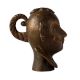 Brass Tribal Statue Or Bust of a Woman