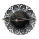 Silver Metal Vintage Candy Basket In Black Finish