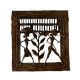 Dhokra Brass Wall Hanging Of Tribal Farmer Couple Figure