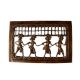 Brass Dhokra Wall Hanging Of Dancer and Musicians