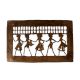 Brass Rectangle Wall Hanging Dhokra Art Framed Jali