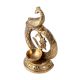 Peacock Oil Wick Diya With Om Statue