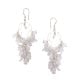 White Stone Earrings 92.5 Sterling Silver Jhumki Earrings for Girls and Women