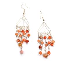 92.5 Sterling Silver Gorgeous Handmade Designer Earrings