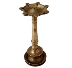 Handcrafted Brass Oil Lamp for Home Decor