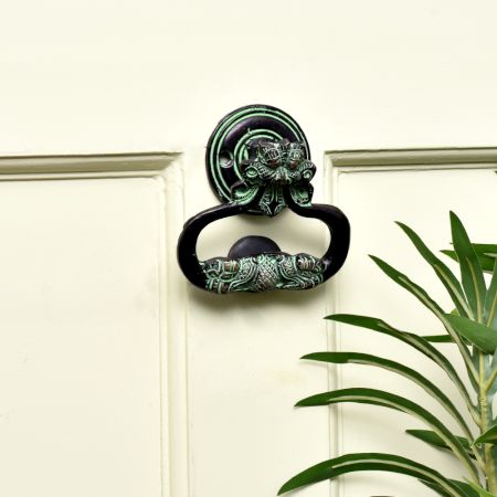 Bronze Door knocker Dragon Shaped With Patina