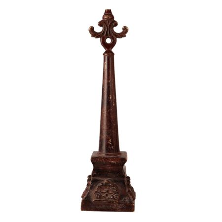 Vintage Brass Decorated Art Pillar Stand