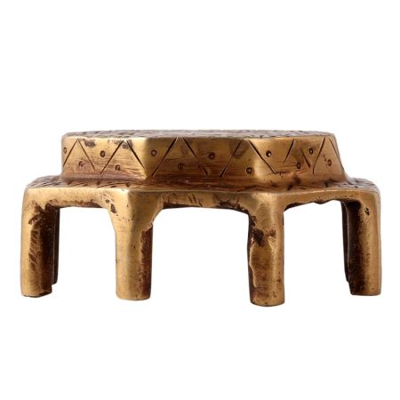 Small Table with 8 Legs Made of Brass