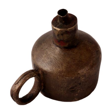 Brass Lightning Oil Lamp With Handle