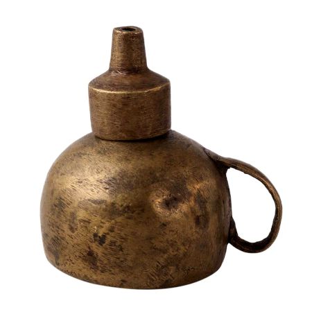 Handcrafted Brass Oil Lamp for Decor