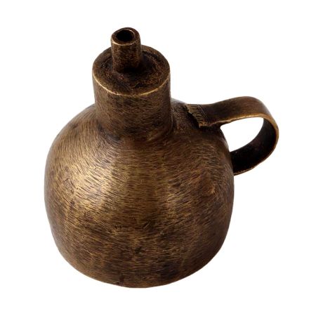 Antique Brown Brass Kerosene Oil Lamp