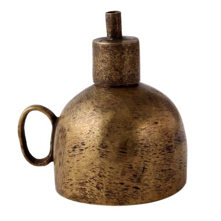 Antique Brass Kerosene Lamp for Decor