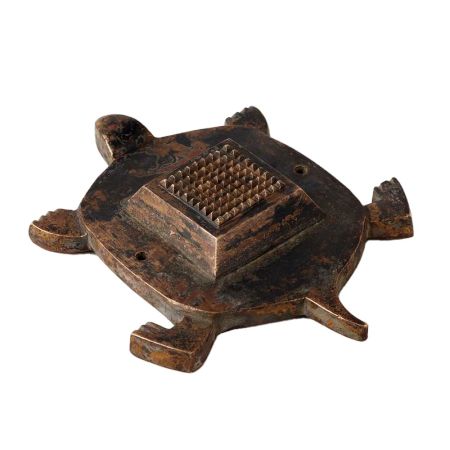 Handmade Brass Statue Of Tortoise Shree Yantra