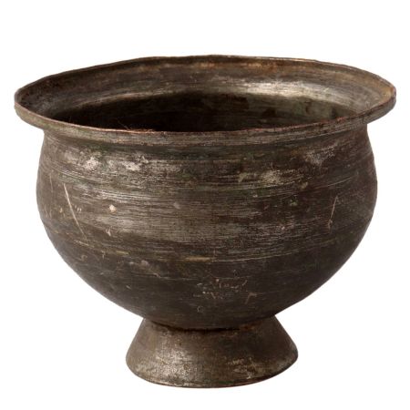 Vintage Copper Utensil Pot for Decoration