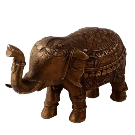 Brass  Elephant Statue Decor