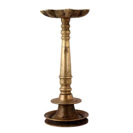 Handcrafted Brass Oil Lamp for Home Decor