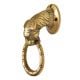 Handmade Tiger Head Brass Ring Door Knocker
