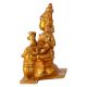 Sitting Goddess Lakshmi or Laxmi with two Elephants