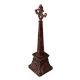Vintage Brass Decorated Art Pillar Stand
