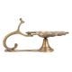 Brass Vintage Arti Lamp 8 Jyots with Cobra Handle