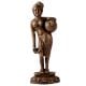 Brass Statue of Standing Lady in Half Plate