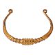 Vintage Copper Gold Glided Hasli Necklace