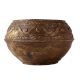 Brass Embossed Tribal Rice Measuring Bowl