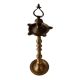 Vintage Brass Oil Lamp with Loop Handle