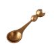 Brass Spoon With Hen Finial Used In Pooja