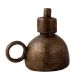 Brass Kerosene Lamp In Dark Finish