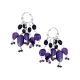 Amethyst 92.5 Sterling Silver Chandelier Earrings