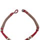 Rust Jute Thread  Tribal Necklace