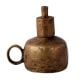 Handmade Primitive Brass Oil Lamp