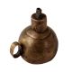 Brass Kerosene Oil Lamp in Antique Finish