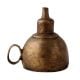 Elegant Brown Finish Kerosene Oil Lamp