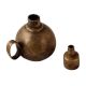 Traditional Brown Finish Oil Lamp for Decor