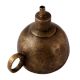 Brown Coated Kerosene Lamp in Antique Finish