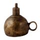 Brown Coated Kerosene Lamp in Antique Finish