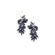 Lapis lazuli beaded 92.5sterling silver Drop Earrings