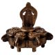Ganesha Carved KumKum Or Tikka Box
