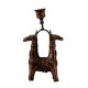 Handcrafted Brass Camel Candle Stand in Folk Art