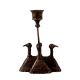 Handmade Brass Four Duck Head Candle Holder